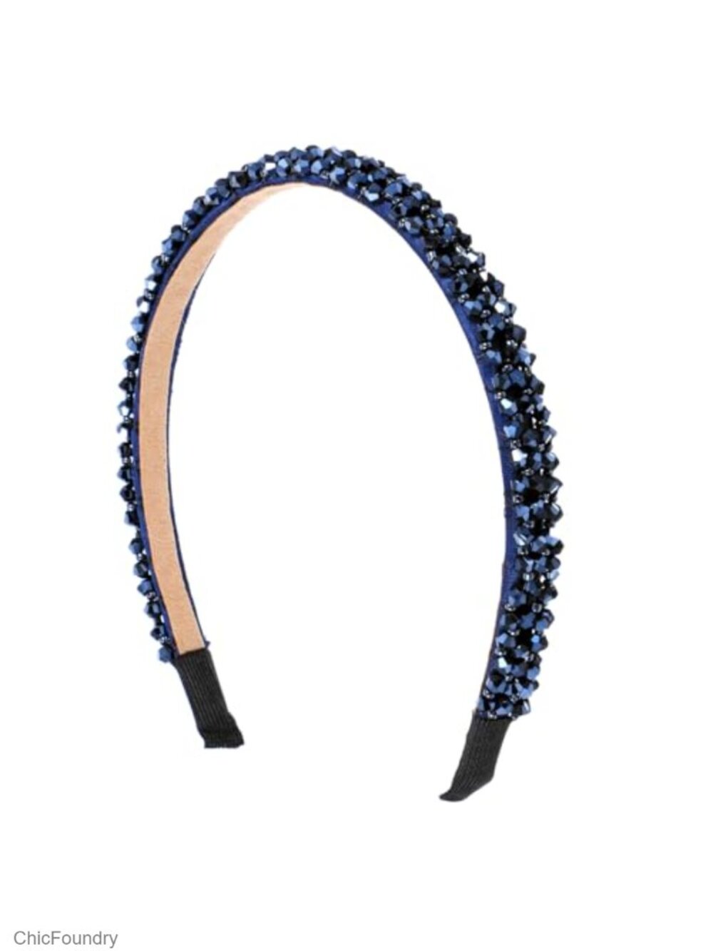 Sparkly Crystal Rhinestone Headband Padded Bling Hair Hoop for Women Girls